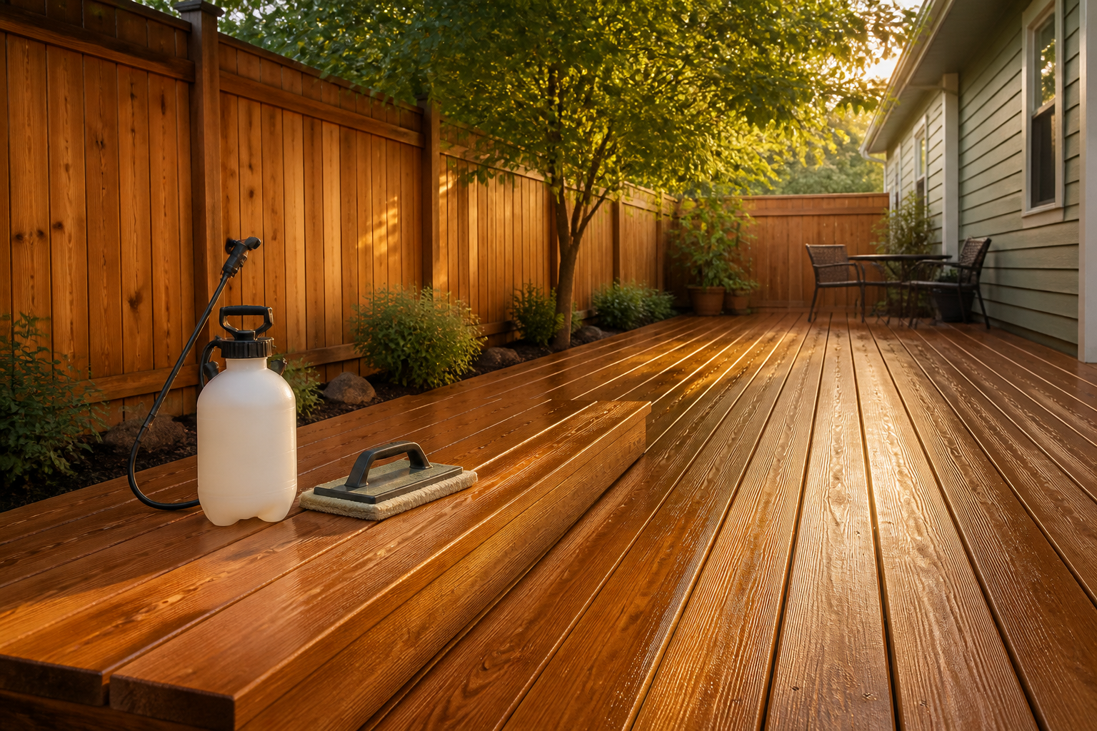 Deck & Fence Restoration in Liberty, MO by Tate's Pressure Washing & Painting