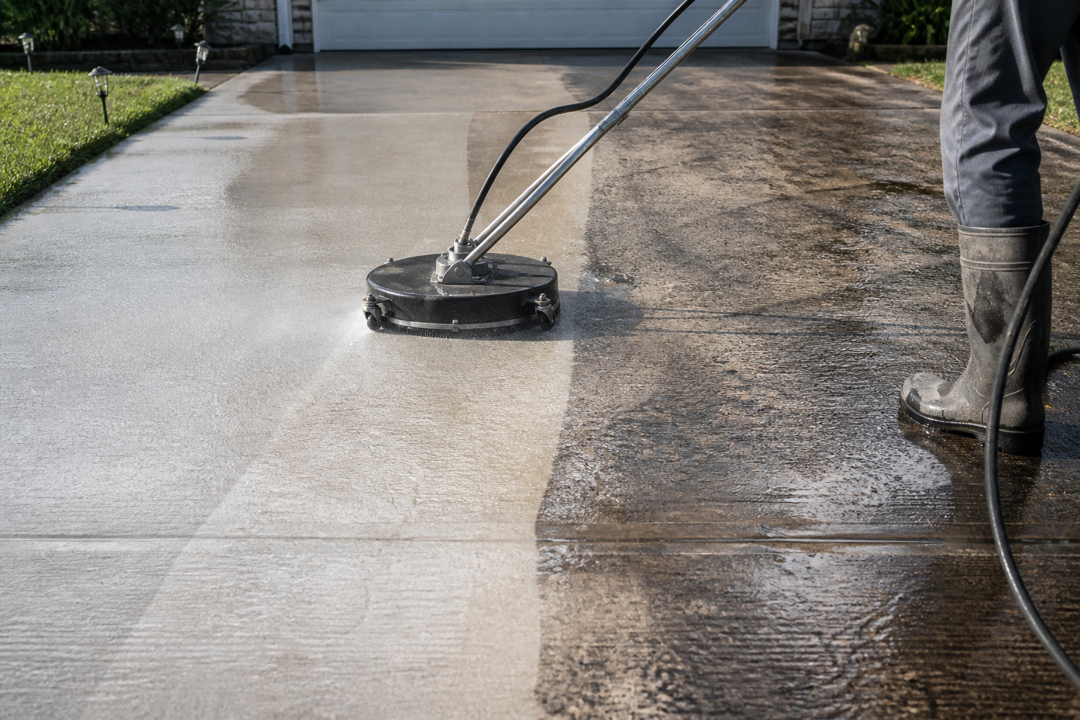 Driveway & Concrete Cleaning in Liberty, MO by Tate's Pressure Washing & Painting