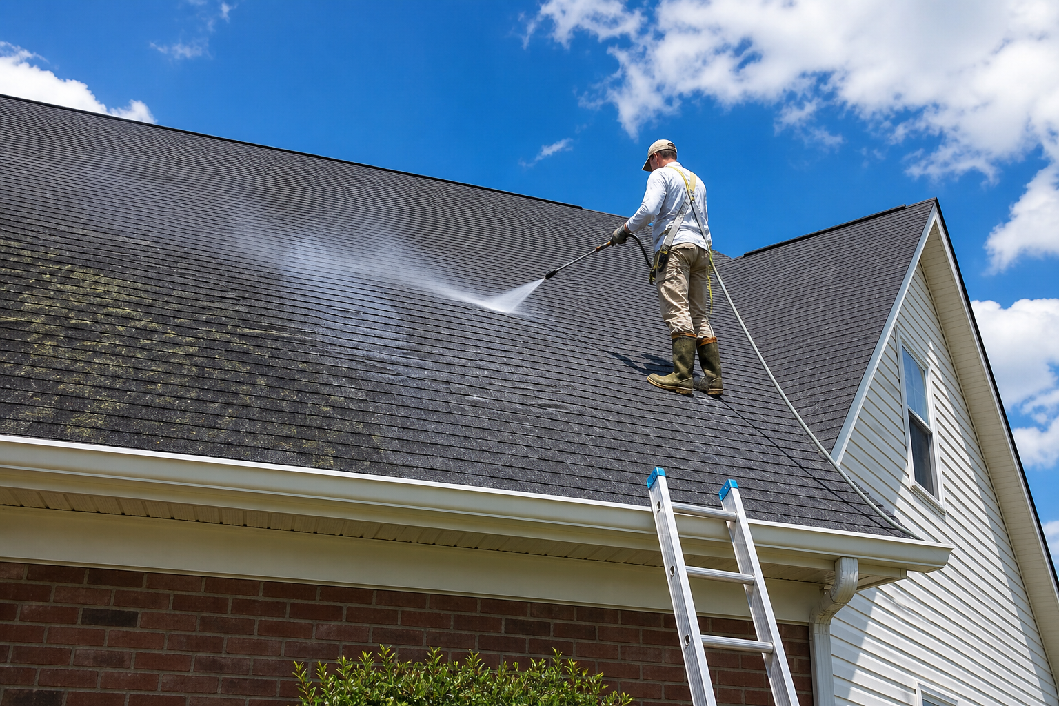 Roof Cleaning & Soft Washing in Liberty, MO by Tate's Pressure Washing & Painting